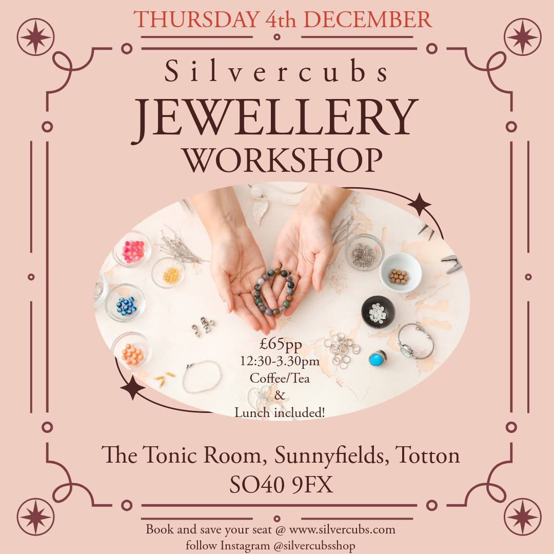 4th December Tonic Room Bead and silver Workshop