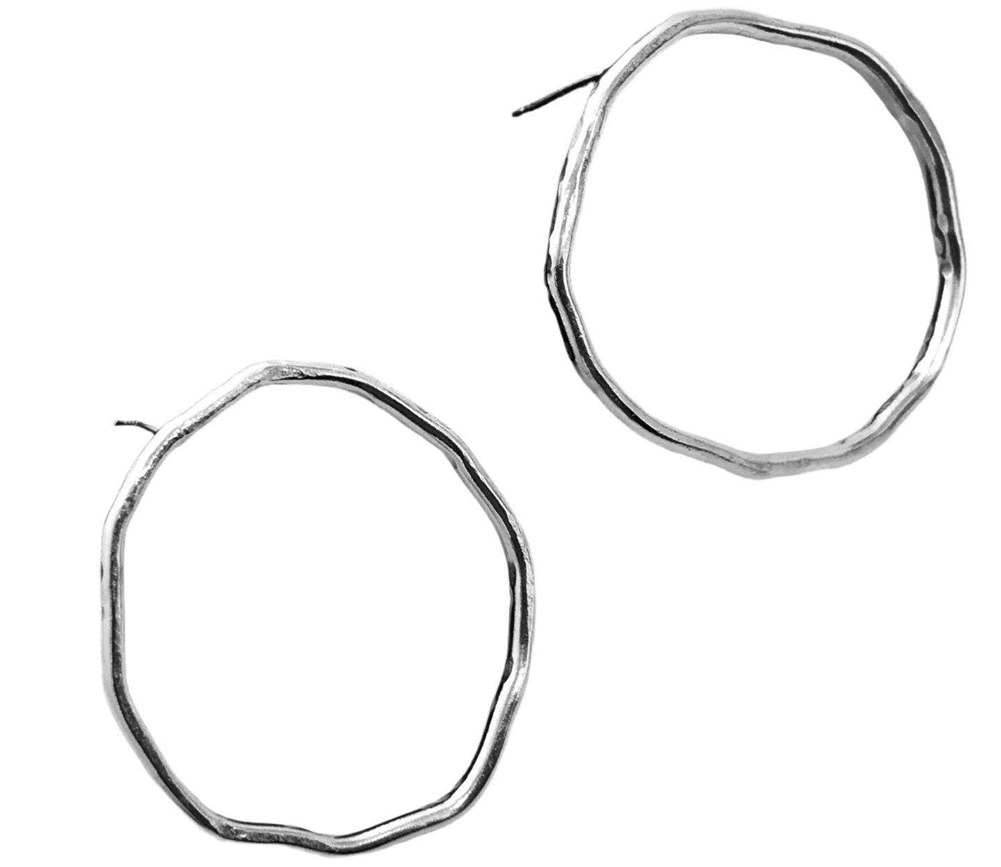 Big hoop earring studs