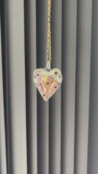 Silver and Gold heart