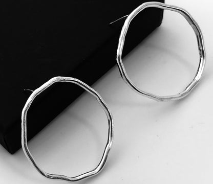 Big hoop earring studs